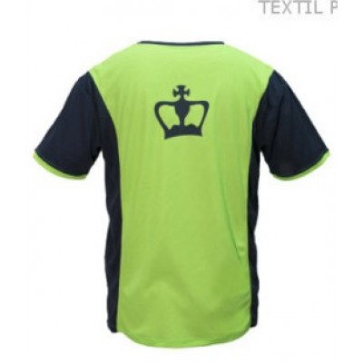 Coroa preta manter camiseta verde marinho