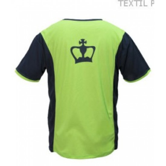 Maglietta nera Crown Keep verde navy