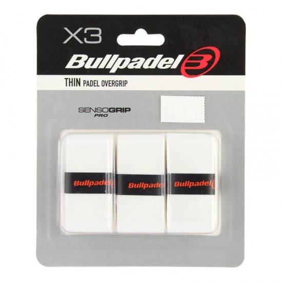 Blister Bullpadel 3 Overgrips GB1603 Senso Bianco