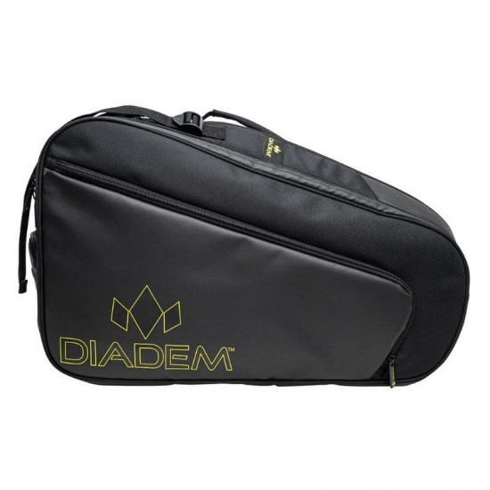 Pickleball Diadem Tour V3 Saco Raquete Preto Amarelo