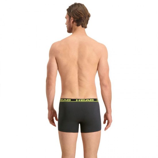 Cabeca Boxers Basica Black Lime 2 Unidades