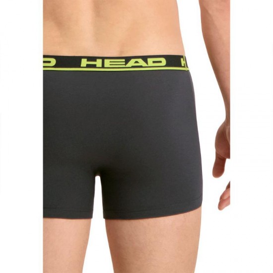 Cabeca Boxers Basica Black Lime 2 Unidades