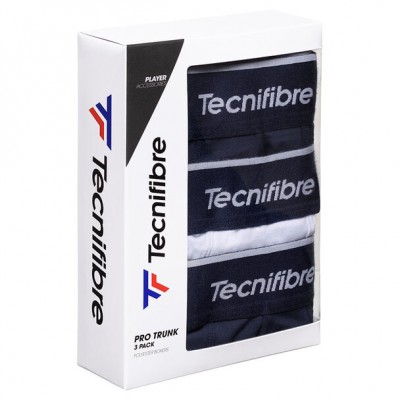 Tecnifibre Boxers Branco Marinho 3 Unidades