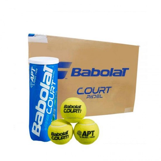 Cajon 72 Pelotas - 24 Barcos de 3 pcs Babolat Court Padel