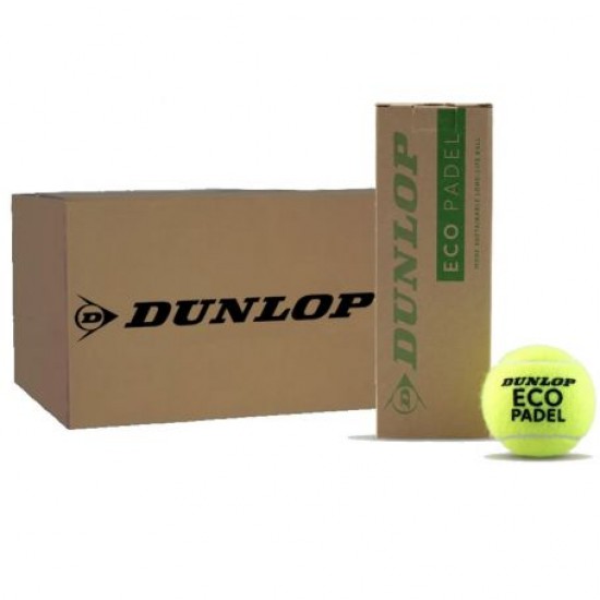 Scatola 72 Palline - 24 Barattoli da 3 pz - Dunlop Eco Padel