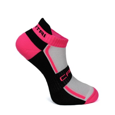 Cartri Slash Crew Calze Fucsia Bianche 1 Paio