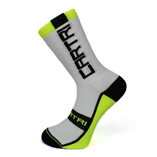 Cartri Slash High White Fluor Socks 1 paio