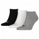 Puma Socks Sneaker Nero Bianco Grigio 3 paia