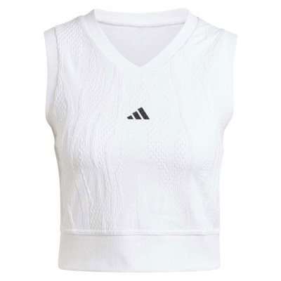 Adidas Crop Top Pro White Women''s T-Shirt