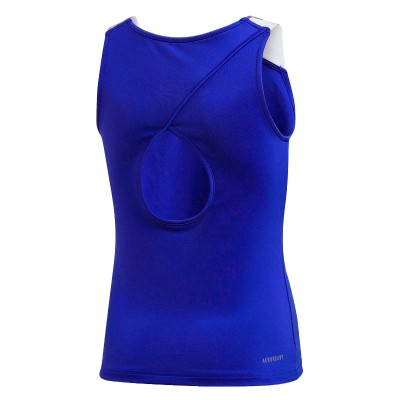 Camiseta Adidas Keyhole Azul Royal Junior