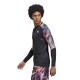 Adidas Melbourne T-Shirt Manica Lunga Multicolor Nero