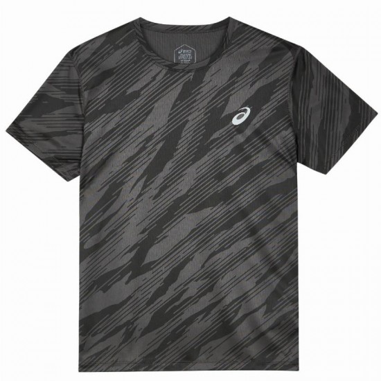 Asics Core SS Grigio Grafite Nero T-Shirt