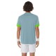 T-Shirt Asics Court Azul Lima Electrico