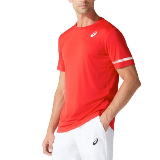 Camiseta Red Asics Court