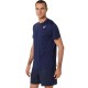 T-shirt Asics Court Stripe Marine Nero