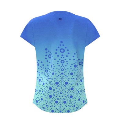 Camiseta Feminina Bidi Badu Colortwist Aqua Blue