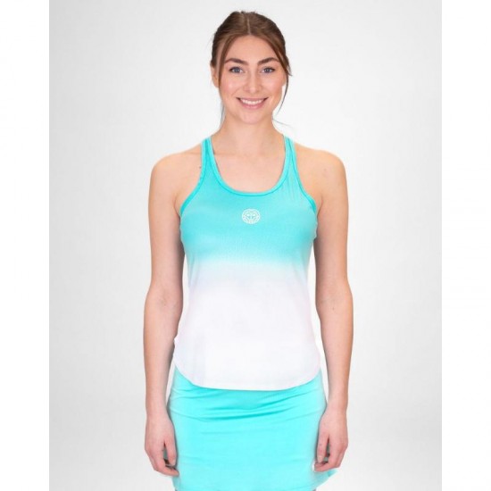 Camiseta Feminina Bidi Badu Crew Gradiant Aqua Blue