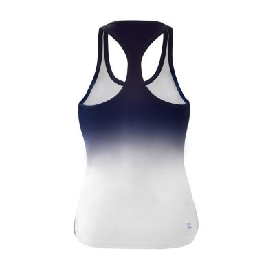 Bidi Badu Crew Gradiant Maglietta Blu Scuro Bianco Donna