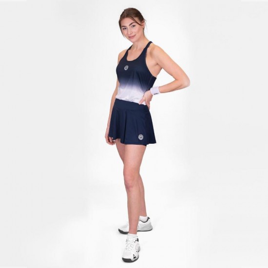 Bidi Badu Crew Gradiant Maglietta Blu Scuro Bianco Donna