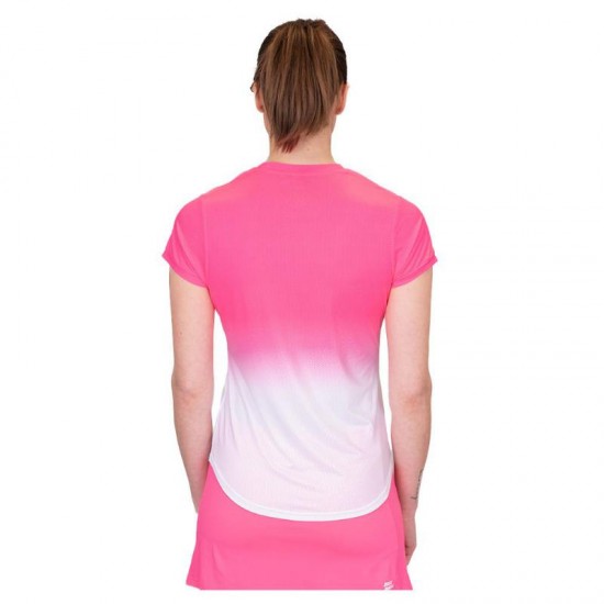 Bidi Badu Crew Gradiant Tee Rosa Bianco Maglietta Donna