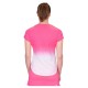 Bidi Badu Crew Gradiant Tee Rosa Branco T-Shirt Feminina