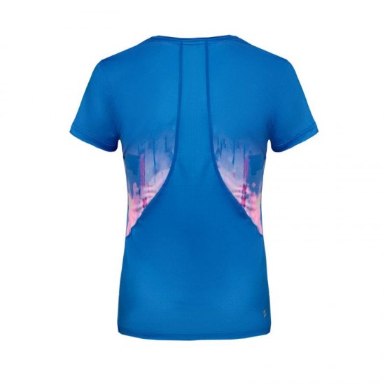 T-shirt Bidi Badu Eve Tech Blu Rosa Donna