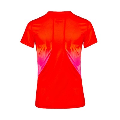 T-shirt Bidi Badu Eve Tech Rosso Rosa Donna