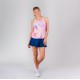 Camiseta Bidi Badu Padel Aluna Rosa Branca