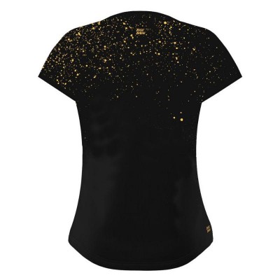 Bidi Badu Paris Capsleeve Black Gold Camiseta Feminina