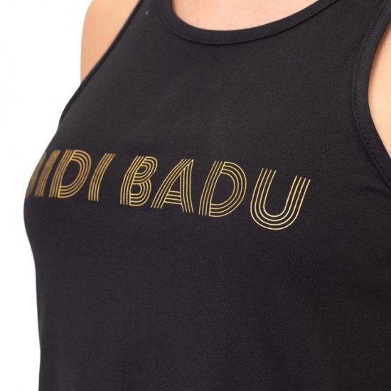 Bidi Badu Paris Chill Nero Oro Maglietta Donna