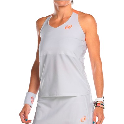 Camiseta branca Bullpadel Acoda