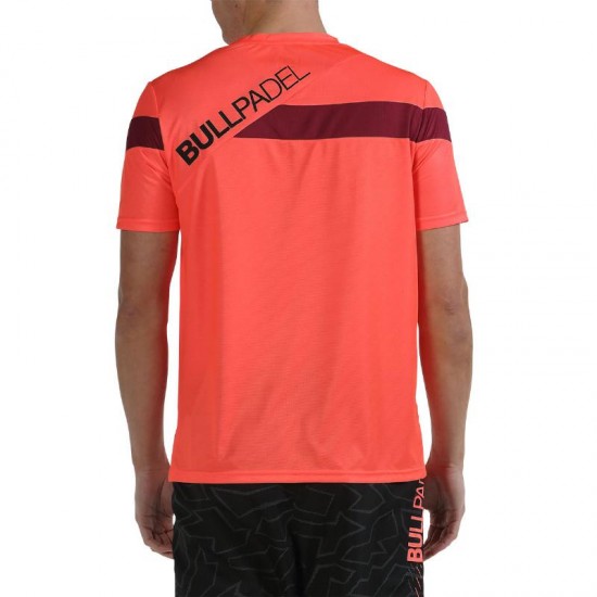 Camiseta de bullpadel Coral Fluor Almofada