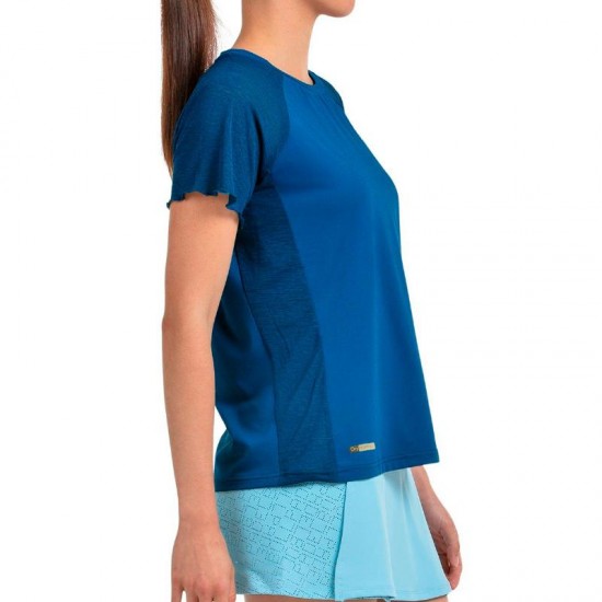 Camiseta Bullpadel Dedale Azul Tinta