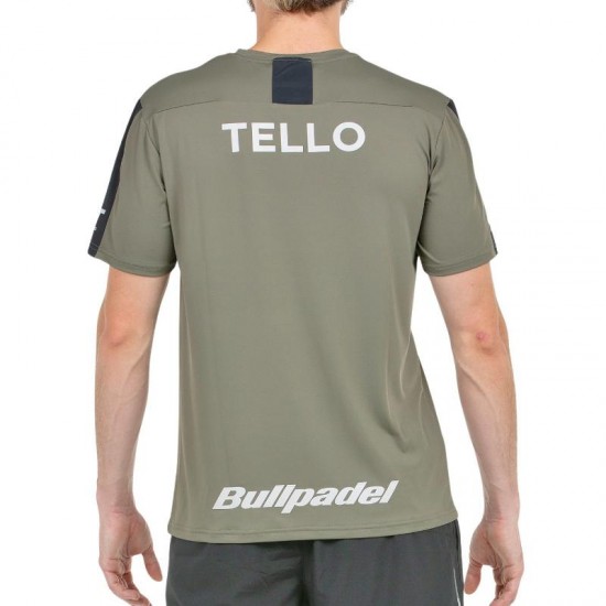 Camiseta caqui Bullpadel Juan Tello 25V