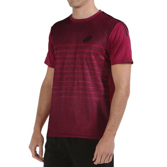 T-shirt Bullpadel Litis Vino Bordeaux