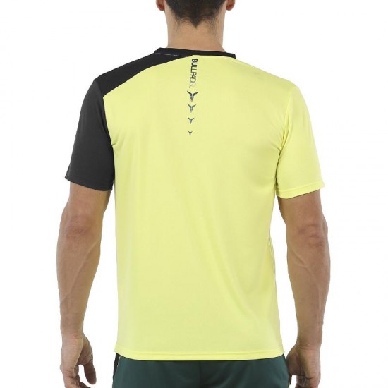 Camisa de fluor de enxofre amarelo bullpadel