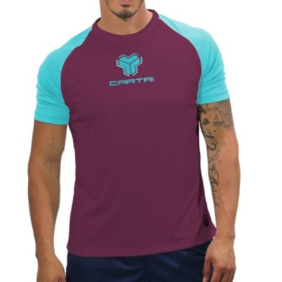 Cartri Match T-shirt Roxo Azul