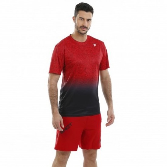 Camisa tiro de gota vermelho Laube