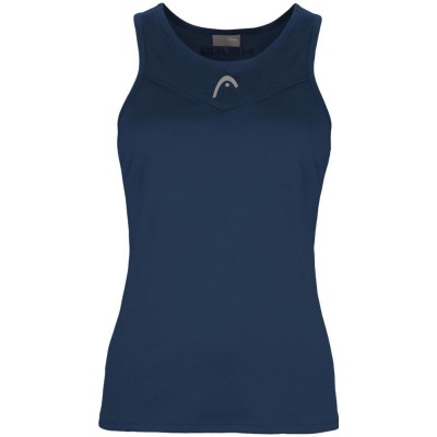 Camiseta Head Easy Court Azul Oscuro Mujer