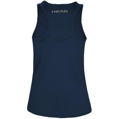 Camiseta Head Easy Court Azul Oscuro Mujer