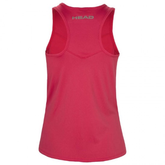 Camiseta Head Easy Court Magenta Mujer