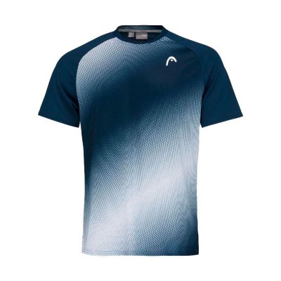 Head Performance T-shirt Stampa Blu Scuro