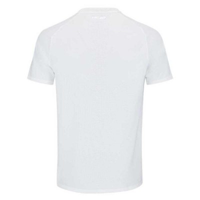 T-shirt Head Performance Bianco Verde Stampa