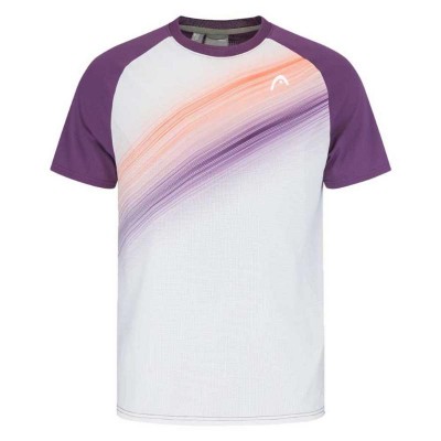 Camiseta Head Performance Lila Stampa