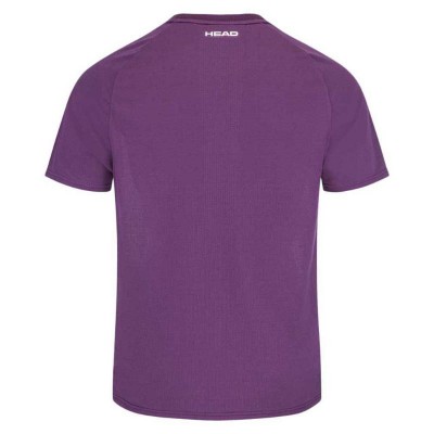 Camiseta Head Performance Lila Stampa