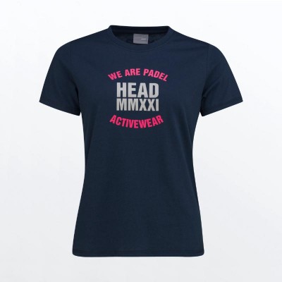 Dark Blue Head Skip T-Shirt Donna