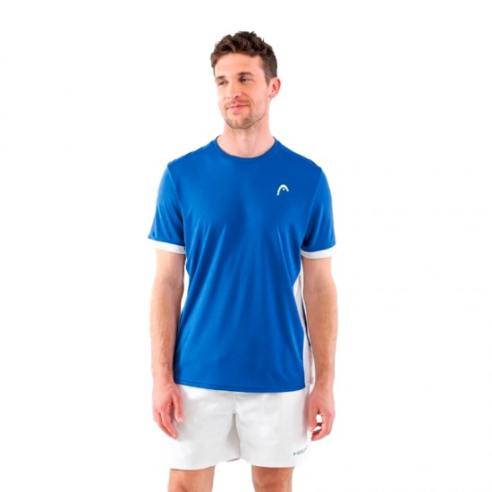 Head Slice T-shirt Branco Azul Frances