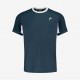 T-shirt Head Slice Blu Navy Bianco