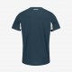 T-shirt Head Slice Blu Navy Bianco