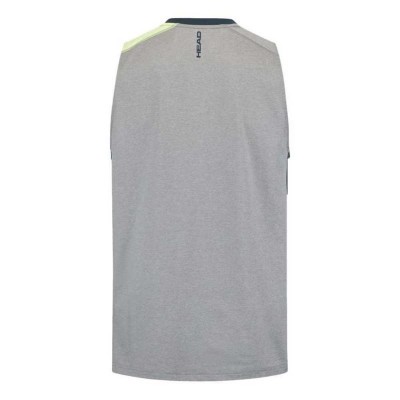 T-shirt Head Top Grigio Verde Pastello